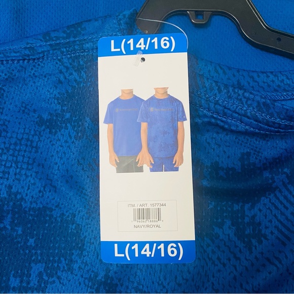 Champion Youth Boys 2-pack Active T-Shirt, L-14/16 , Navy/Royal, NWT. - Picture 6 of 6